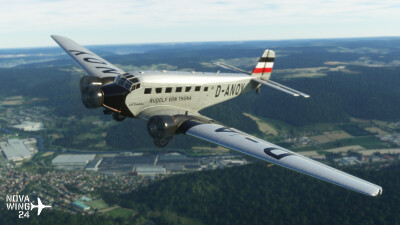 Novawing24 Junkers Ju 52 Airliner Livery Pack 3 - Microsoft Flight Simulator screenshot