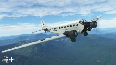 Novawing24 Junkers Ju 52 Airliner Livery Pack 4 - Microsoft Flight Simulator screenshot