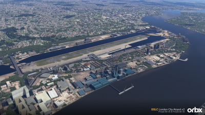 EGLC London City Airport v2 - Prepar3D v5 & Prepar3D v6 screenshot