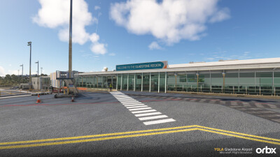 YGLA Gladstone Airport - Microsoft Flight Simulator screenshot