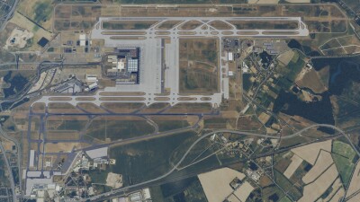 EDDB Berlin Brandenburg Airport - X-Plane 12 screenshot