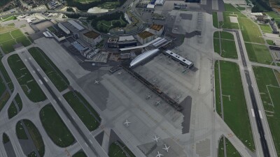 LSZH Zurich Airport - X-Plane 12 screenshot