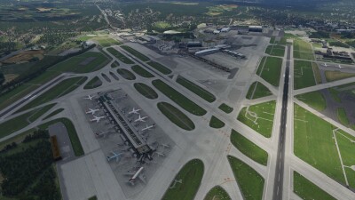 LSZH Zurich Airport - X-Plane 12 screenshot