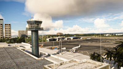 SKCG Rafael Núñez Internatinoal Airport - Microsoft Flight Simulator screenshot