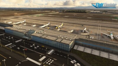 KONT Ontario International Airport - Microsoft Flight Simulator screenshot