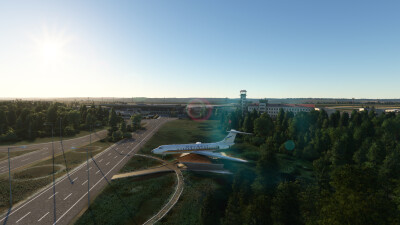 LUKK Chisinau International Airport - Microsoft Flight Simulator screenshot