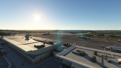 LUKK Chisinau International Airport - Microsoft Flight Simulator screenshot