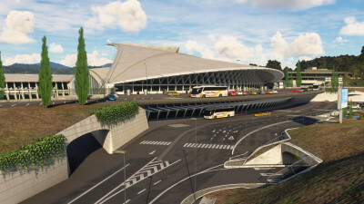 LEBB Bilbao International Airport - Microsoft Flight Simulator screenshot