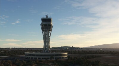 LEBL Barcelona-El Prat Airport - Microsoft Flight Simulator screenshot