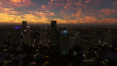 SamScene3D USA Modern Cities Vol. 3 - Microsoft Flight Simulator screenshot