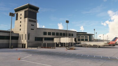 KCVG Cincinnati Northern Kentucky International Airport - Microsoft Flight Simulator screenshot