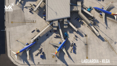 KLGA LaGuardia International Airport - Microsoft Flight Simulator screenshot