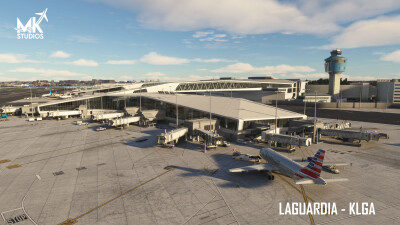 KLGA LaGuardia International Airport - Microsoft Flight Simulator screenshot