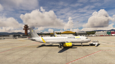 LEBL Barcelona-El Prat International - Microsoft Flight Simulator screenshot
