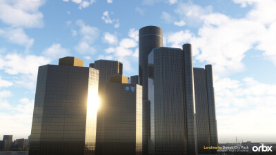 Landmarks Detroit City Pack - Microsoft Flight Simulator screenshot