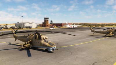 DATG In Guezzam Airport - Microsoft Flight Simulator screenshot