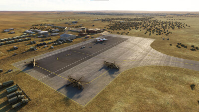 DATG In Guezzam Airport - Microsoft Flight Simulator screenshot