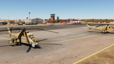 DATG In Guezzam Airport - Microsoft Flight Simulator screenshot