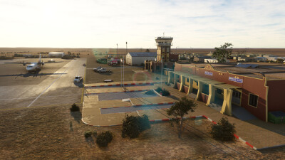 DATG In Guezzam Airport - Microsoft Flight Simulator screenshot