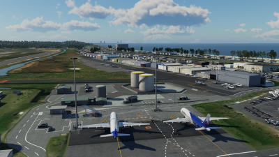 YBCG Gold Coast Airport X-Plane 12 screenshot