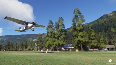 3U2 Johnson Creek Airport -  Microsoft Flight Simulator screenshot