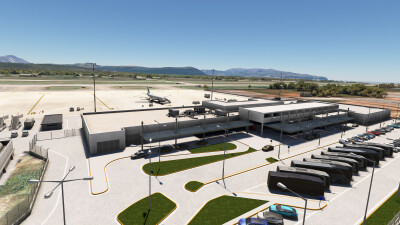 LGPZ Preveza Aktion Airport - Microsoft Flight Simulator screenshot