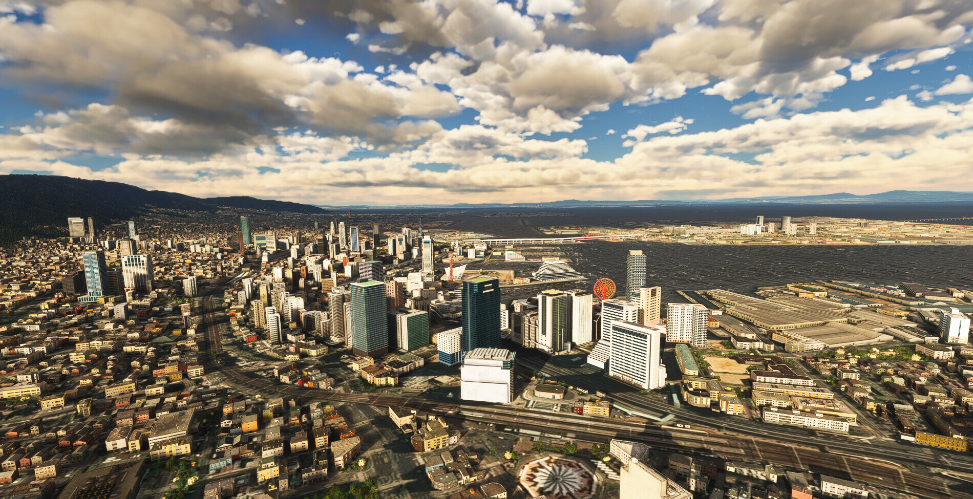 SamScene3D Japan Kobe Kyoto City - Microsoft Flight Simulator
