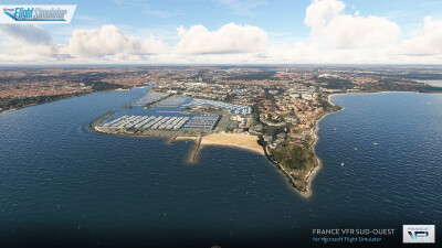 France VFR VFR France South-West - Microsoft Flight Simulator screenshot
