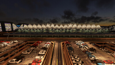 KDEN Denver International Airport - Microsoft Flight Simulator screenshot