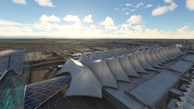 KDEN Denver International Airport - Microsoft Flight Simulator screenshot