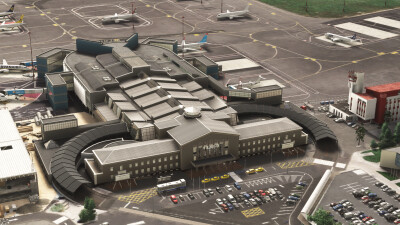 EYVI Vilnius International Airport - Microsoft Flight Simulator screenshot