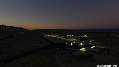 KIYK Inyokern Airport Maverick's Hangar - Microsoft Flight Simulator screenshot