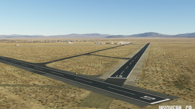 KIYK Inyokern Airport Maverick's Hangar - Microsoft Flight Simulator screenshot