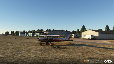 2WA1 Diamond Point Airstrip - Microsoft Flight Simulator screenshot