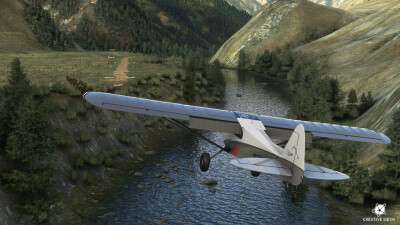 0U3 Mahoney Creek - Microsoft Flight Simulator screenshot