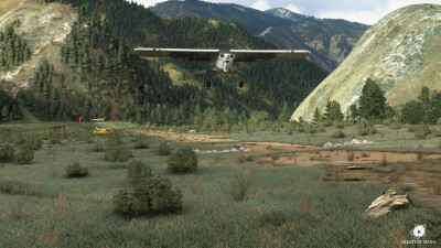 0U3 Mahoney Creek - Microsoft Flight Simulator screenshot