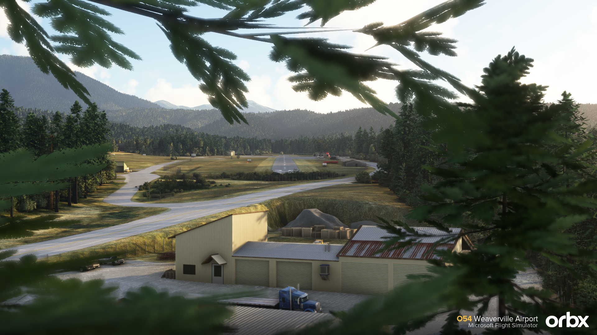 O54 Weaverville Airport - Microsoft Flight Simulator