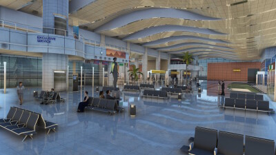 HECA Cairo International Airport - Microsoft Flight Simulator screenshot