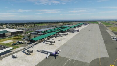 PHOG Kahului Airport - X-Plane 12 screenshot