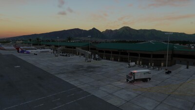 PHOG Kahului Airport - X-Plane 12 screenshot