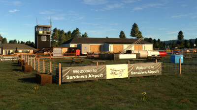 EGHN Sandown Airport - Microsoft Flight Simulator screenshot