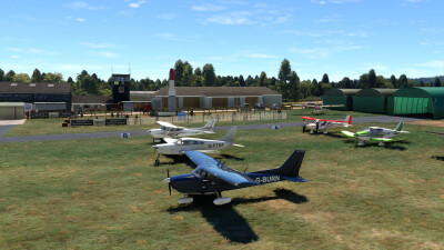 EGHN Sandown Airport - Microsoft Flight Simulator screenshot