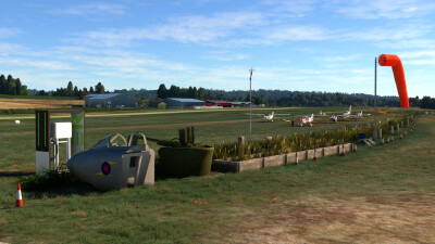 EGHN Sandown Airport - Microsoft Flight Simulator screenshot