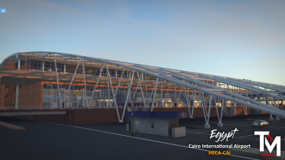 HECA Cairo International Airport X-Plane 12 screenshot