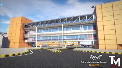 HECA Cairo International Airport X-Plane 12 screenshot