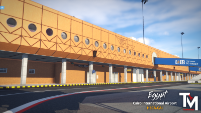 HECA Cairo International Airport X-Plane 12 screenshot