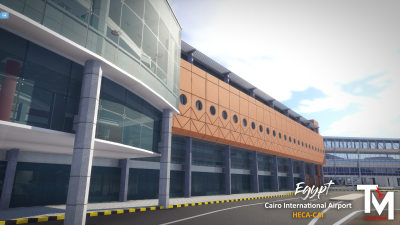 HECA Cairo International Airport X-Plane 12 screenshot