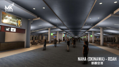 ROAH Naha International Airport - Microsoft Flight Simulator screenshot