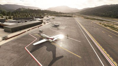 KASE Aspen Pitkin County Airport - Microsoft Flight Simulator screenshot