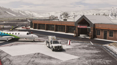 KASE Aspen Pitkin County Airport - Microsoft Flight Simulator screenshot